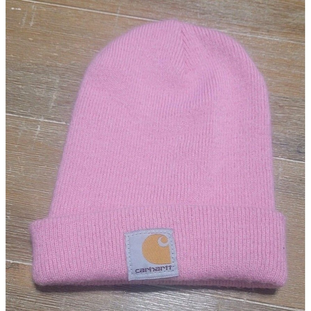 Carhartt Toddler Beanie Hat Kids Pink Watch Cap Child Hat Skull Cap OSFM